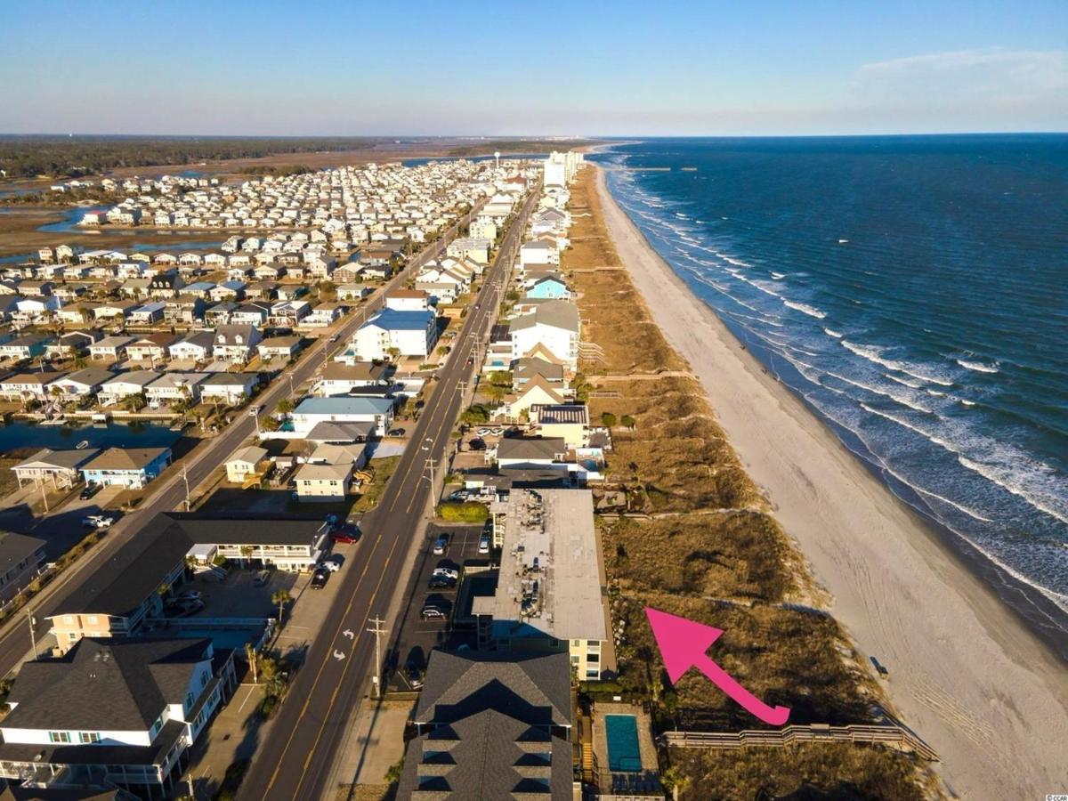 Beautiful Beachfront-Oceanfront First Floor 2Br 2Ba Condo In Cherry Grove, North Myrtle Beach! Renovated With A Fully Equipped Kitchen, 3 Separate Beds, Pool, Private Patio & Steps To The Sand! ภายนอก รูปภาพ