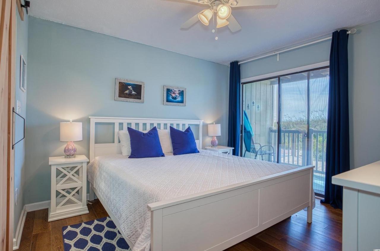 Beautiful Beachfront-Oceanfront First Floor 2Br 2Ba Condo In Cherry Grove, North Myrtle Beach! Renovated With A Fully Equipped Kitchen, 3 Separate Beds, Pool, Private Patio & Steps To The Sand! ภายนอก รูปภาพ