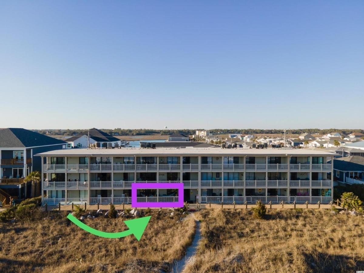 Beautiful Beachfront-Oceanfront First Floor 2Br 2Ba Condo In Cherry Grove, North Myrtle Beach! Renovated With A Fully Equipped Kitchen, 3 Separate Beds, Pool, Private Patio & Steps To The Sand! ภายนอก รูปภาพ