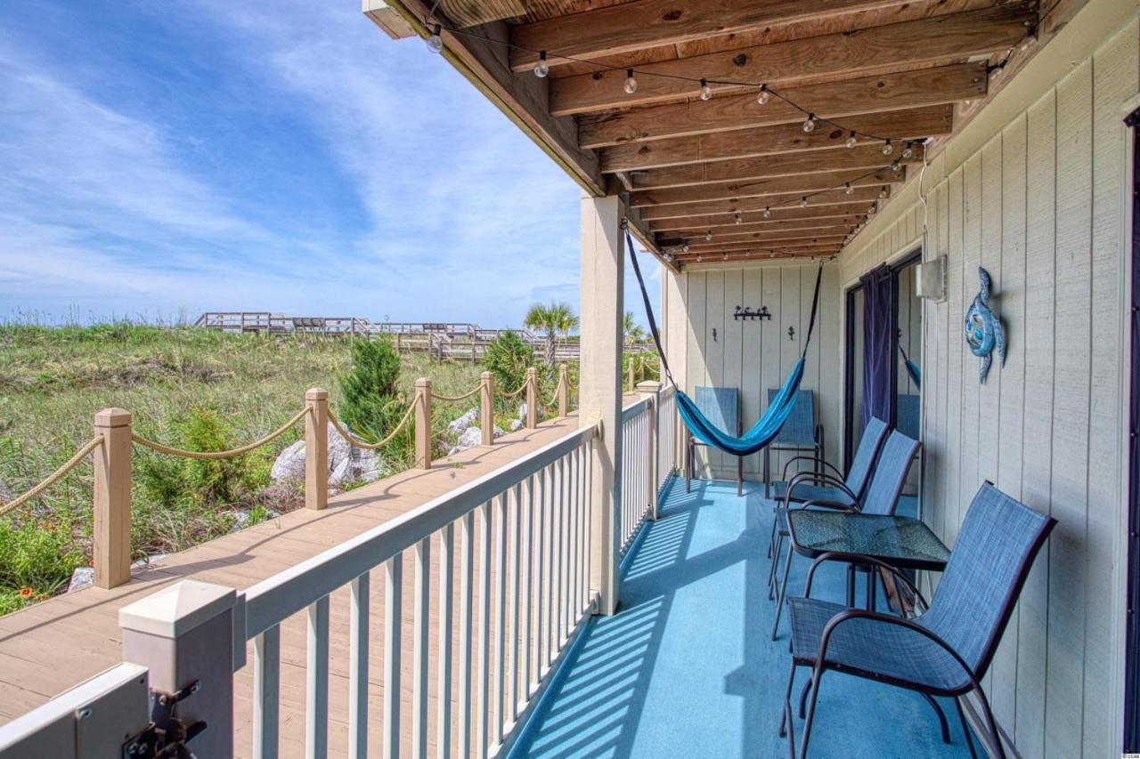 Beautiful Beachfront-Oceanfront First Floor 2Br 2Ba Condo In Cherry Grove, North Myrtle Beach! Renovated With A Fully Equipped Kitchen, 3 Separate Beds, Pool, Private Patio & Steps To The Sand! ภายนอก รูปภาพ
