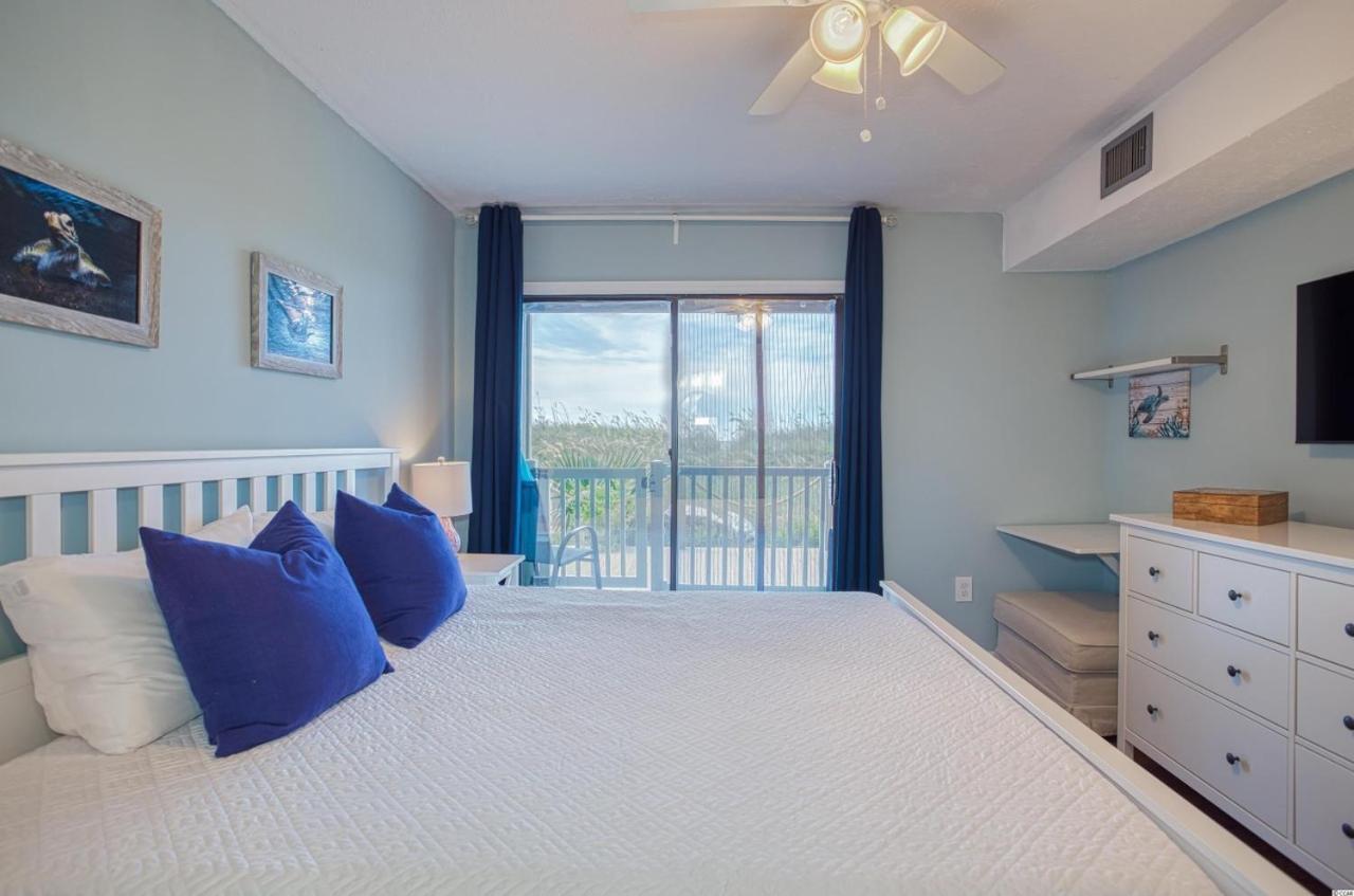 Beautiful Beachfront-Oceanfront First Floor 2Br 2Ba Condo In Cherry Grove, North Myrtle Beach! Renovated With A Fully Equipped Kitchen, 3 Separate Beds, Pool, Private Patio & Steps To The Sand! ภายนอก รูปภาพ