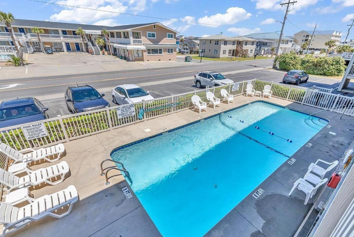 Beautiful Beachfront-Oceanfront First Floor 2Br 2Ba Condo In Cherry Grove, North Myrtle Beach! Renovated With A Fully Equipped Kitchen, 3 Separate Beds, Pool, Private Patio & Steps To The Sand! ภายนอก รูปภาพ