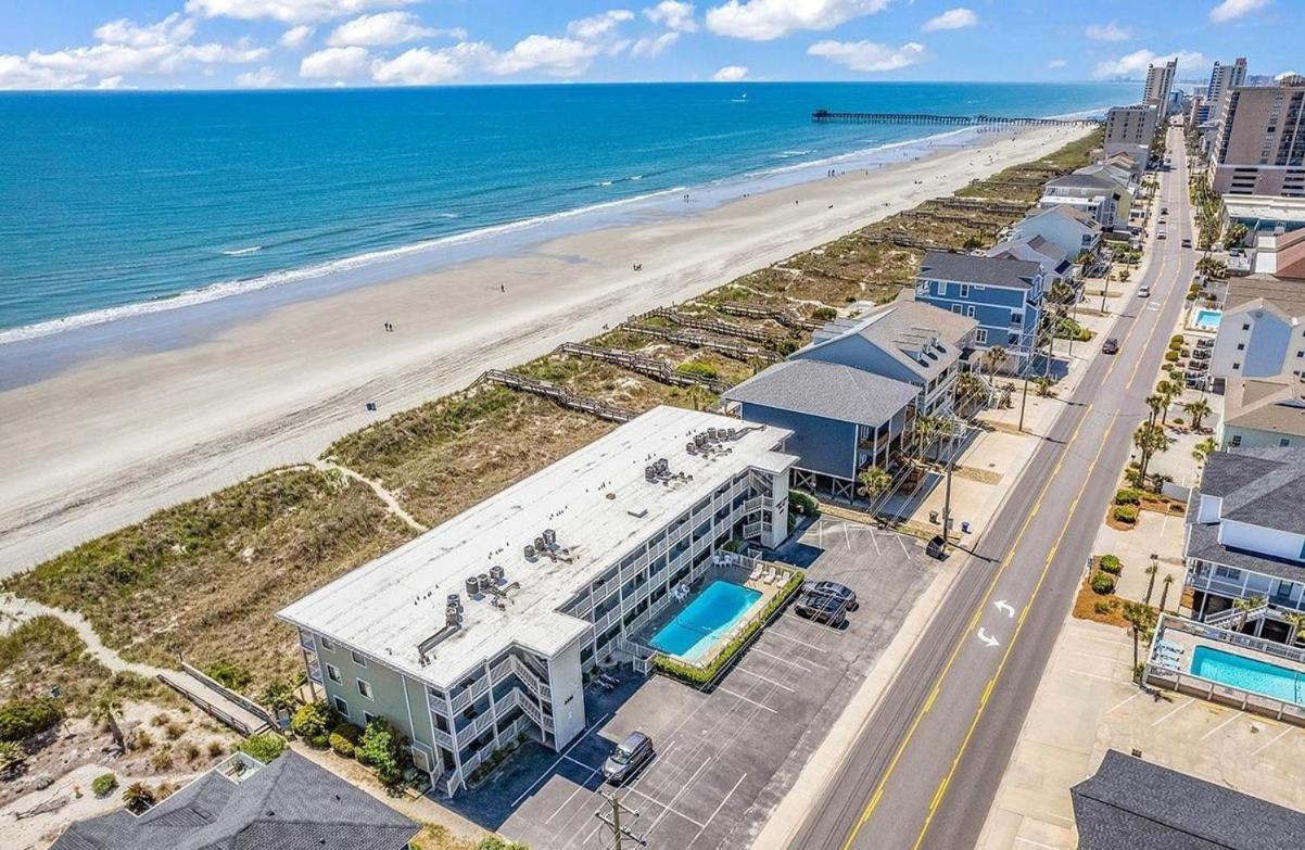 Beautiful Beachfront-Oceanfront First Floor 2Br 2Ba Condo In Cherry Grove, North Myrtle Beach! Renovated With A Fully Equipped Kitchen, 3 Separate Beds, Pool, Private Patio & Steps To The Sand! ภายนอก รูปภาพ