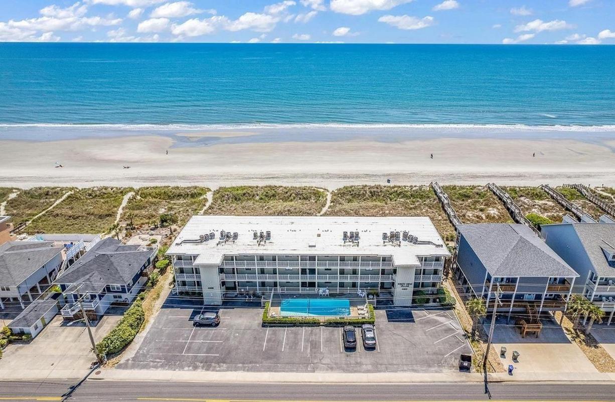Beautiful Beachfront-Oceanfront First Floor 2Br 2Ba Condo In Cherry Grove, North Myrtle Beach! Renovated With A Fully Equipped Kitchen, 3 Separate Beds, Pool, Private Patio & Steps To The Sand! ภายนอก รูปภาพ